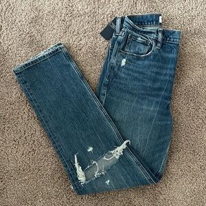 NWT Abercrombie 90s Straight Ultra High Rose 26R